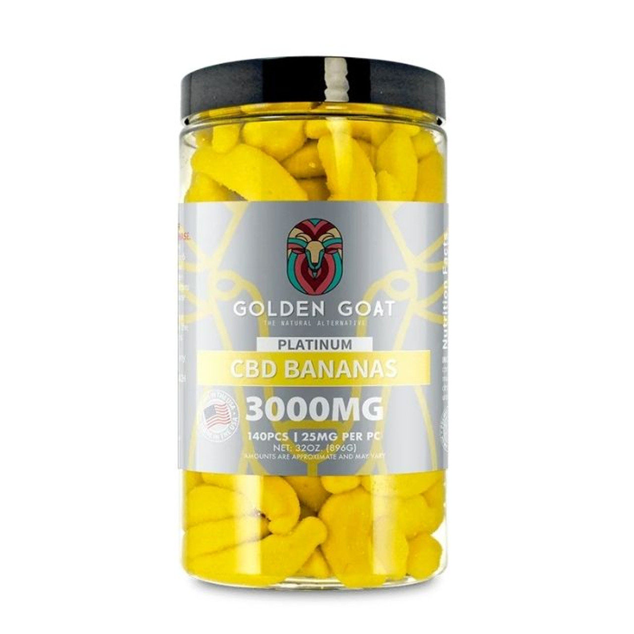 Platinum CBD Gummies 3000mg – Banana