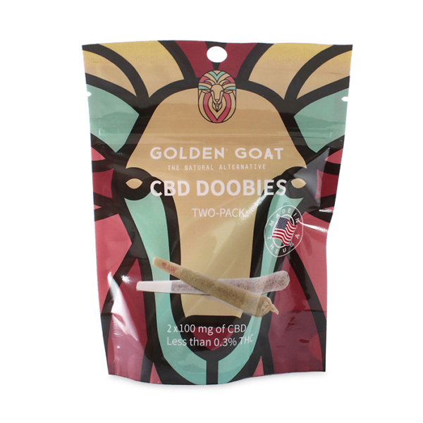 Golden Goat CBD Doobie Two-Pack - 2 grams