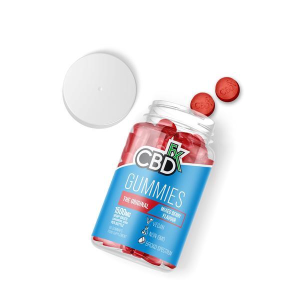 CBDfx Original Mixed Berry CBD Gummies 1500mg