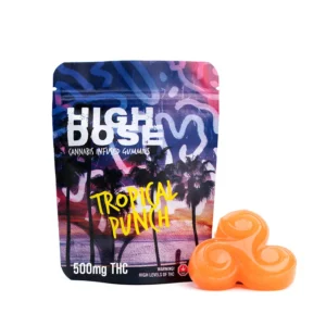 500mg THC Gummies – High Dose Tropical Punch